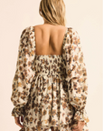Connie Flutter Floral Romper