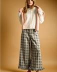 Darla Ruffle Plaid Pants