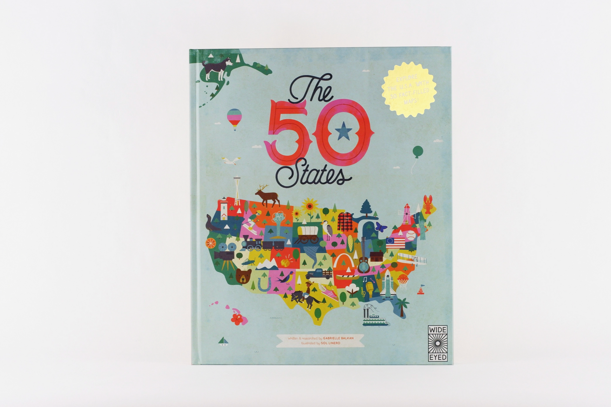 The 50 States - Hardcover Book