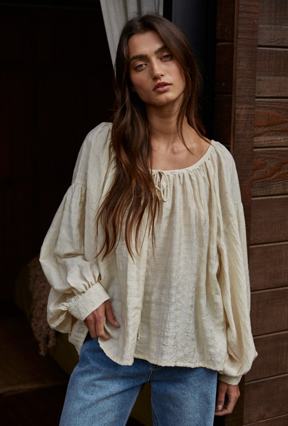 Tillie Scoop Neck Blouse