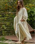Flora Tencel Flare Maxi Dress