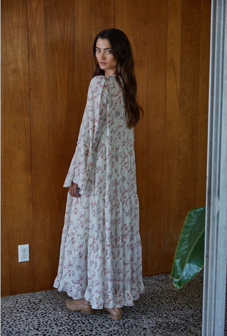 Fawnie Floral Tiered Maxi Dress