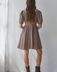 Dolly Cotton Gingham Mini Dress