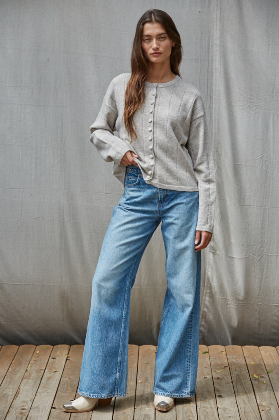 Essie Button Up Cardigan