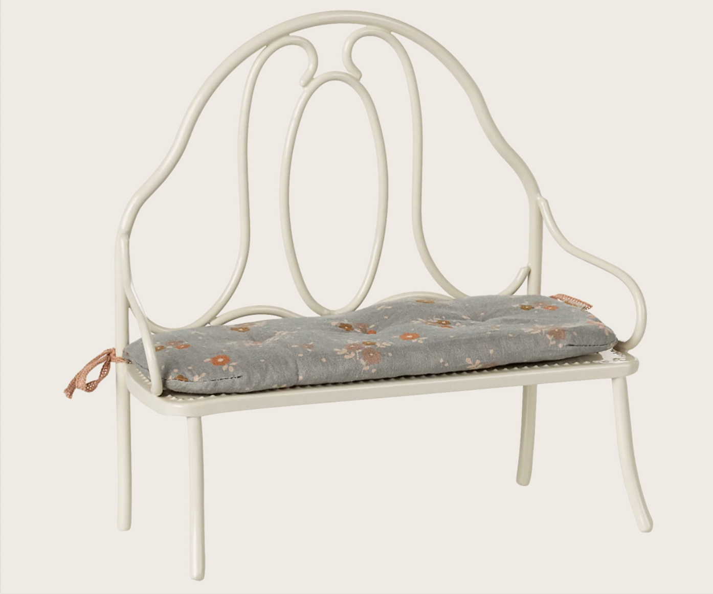 Vintage bench, Mini - Off white Maileg