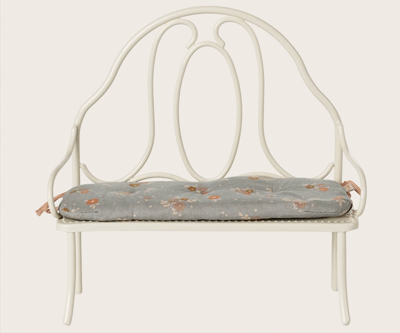 Vintage bench, Mini - Off white Maileg