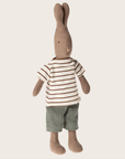 Rabbit, Size 2 - Brown - Striped blouse and pants