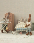 Rabbit, Size 2 - Brown - Striped blouse and pants
