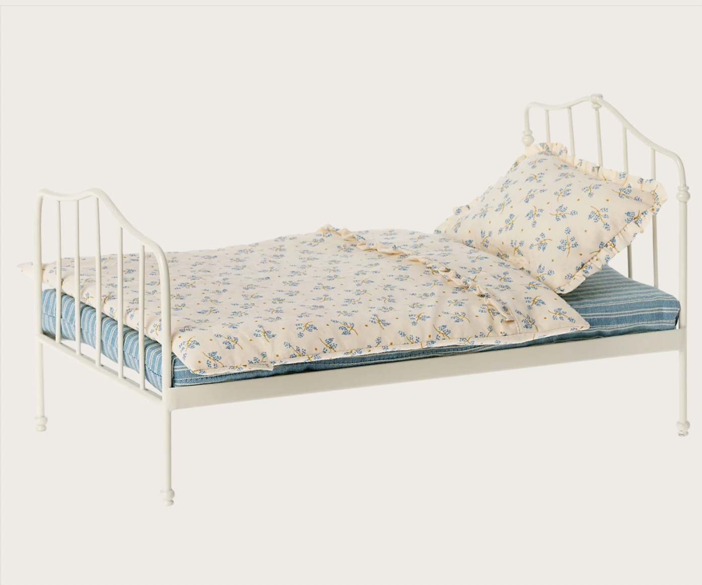 Vintage bed, Miniature - Blue Maileg