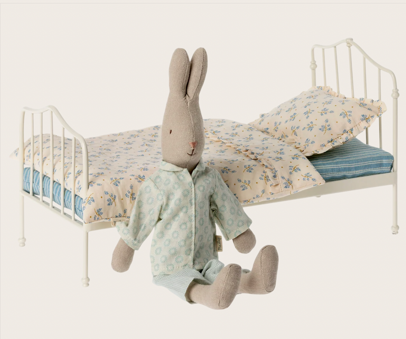 Vintage bed, Miniature - Blue Maileg