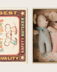 Twins, Baby mice in matchbox - Checker Maileg