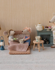 Vintage lantern, Mouse - Blue Maileg