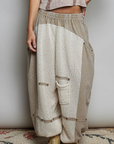 Thermal High Rise Knit Sweater Pants