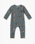 Mallards (Ribbed) Zip Pajamas Bamboo