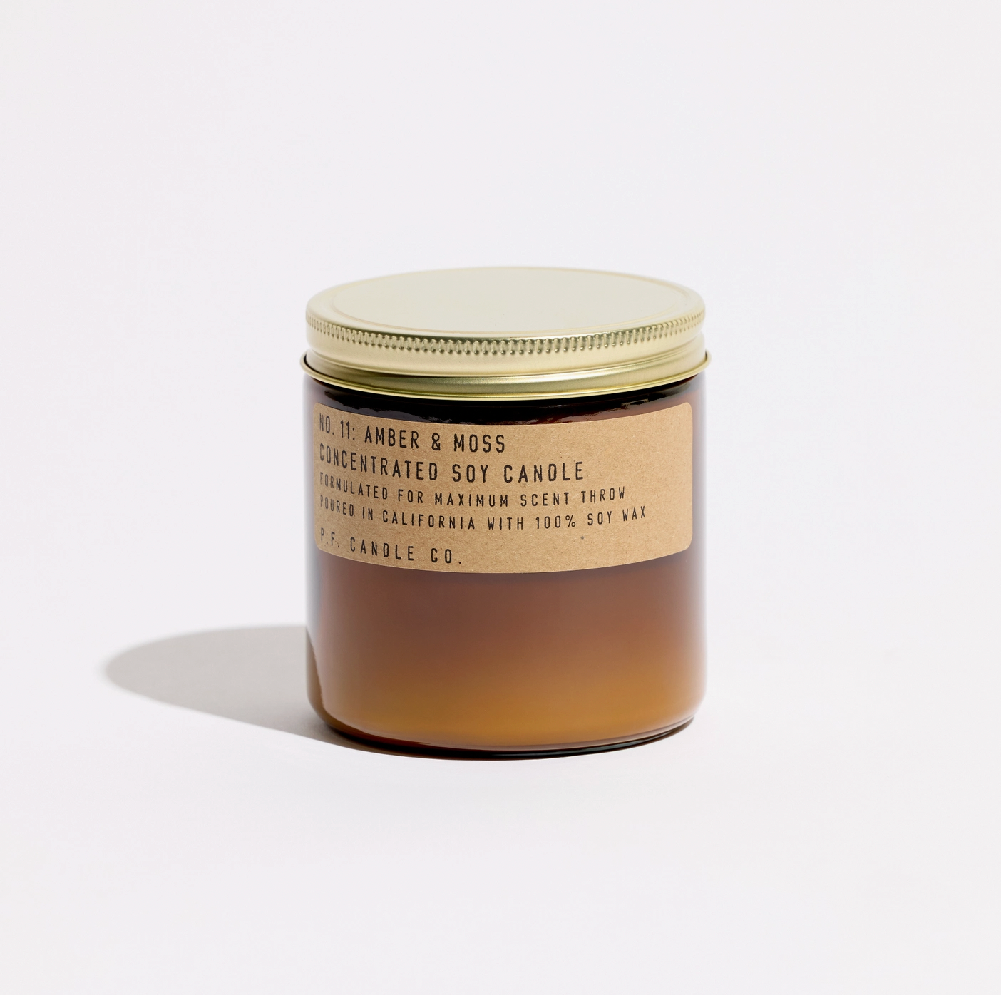 Amber &amp; Moss - 12.5 oz Large Concentrated Candle