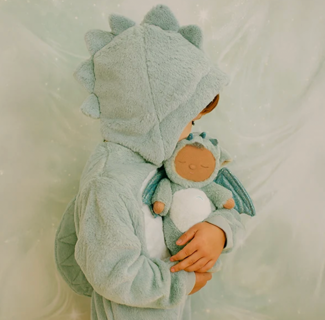 Cozy Dinkum Dragon - Ash Green