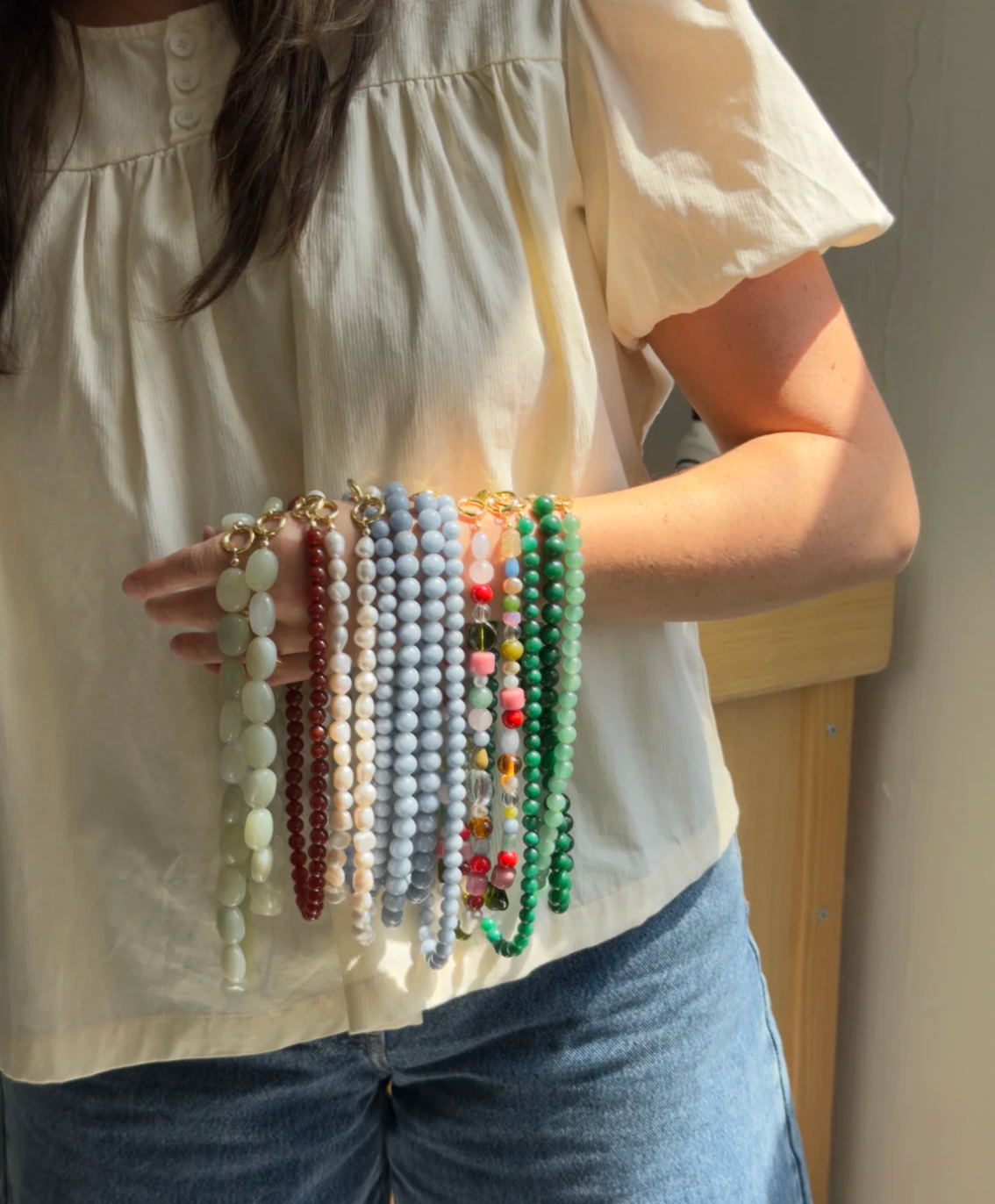 18 inch Beaded Necklaces by Oui Chef Studios