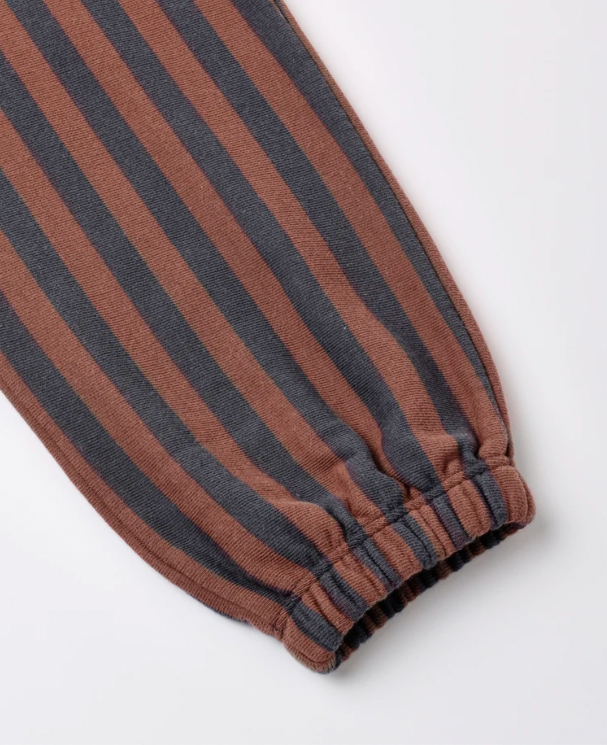 Rylee + Cru Relaxed Jogger Mulberry Stripe