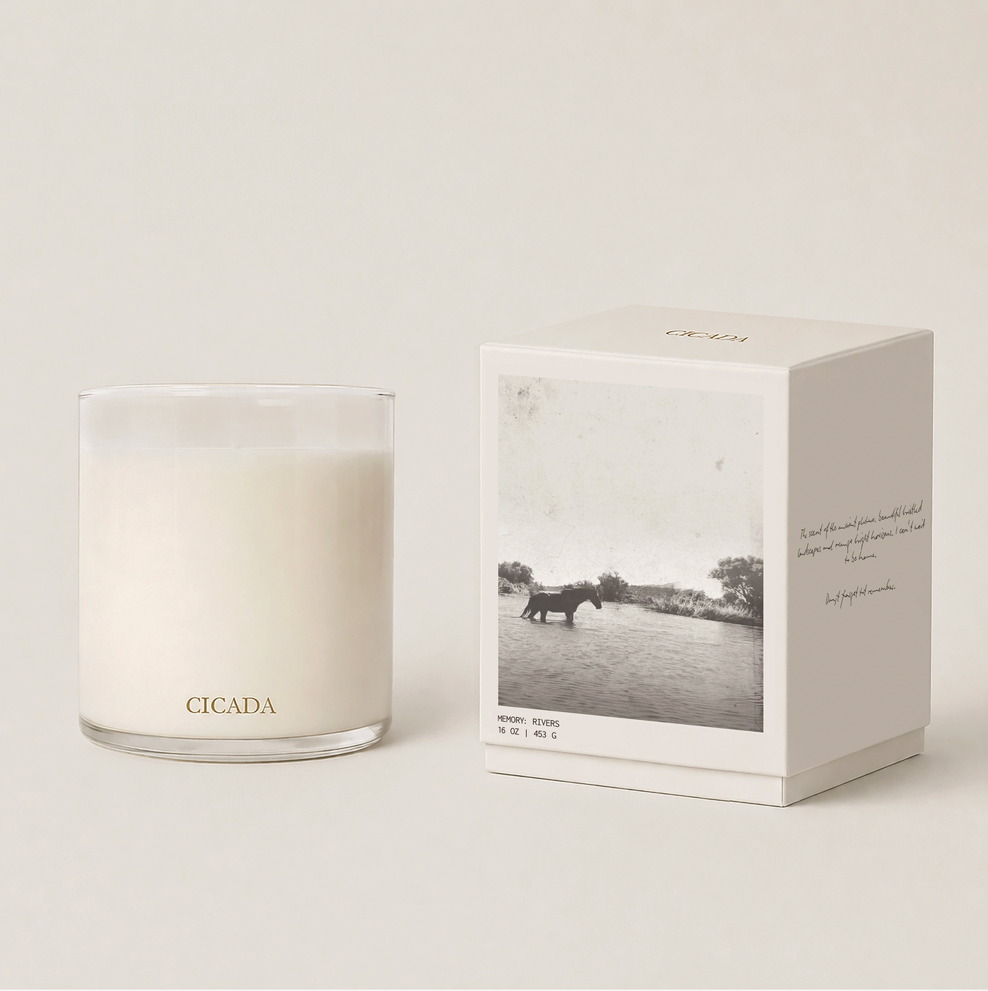 Rivers Large Candle