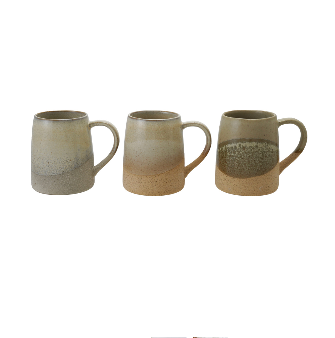 14 oz. Stoneware Mug, Reactive Glaze, 3 Colors