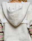 Granny Square Ruffle Cardigan