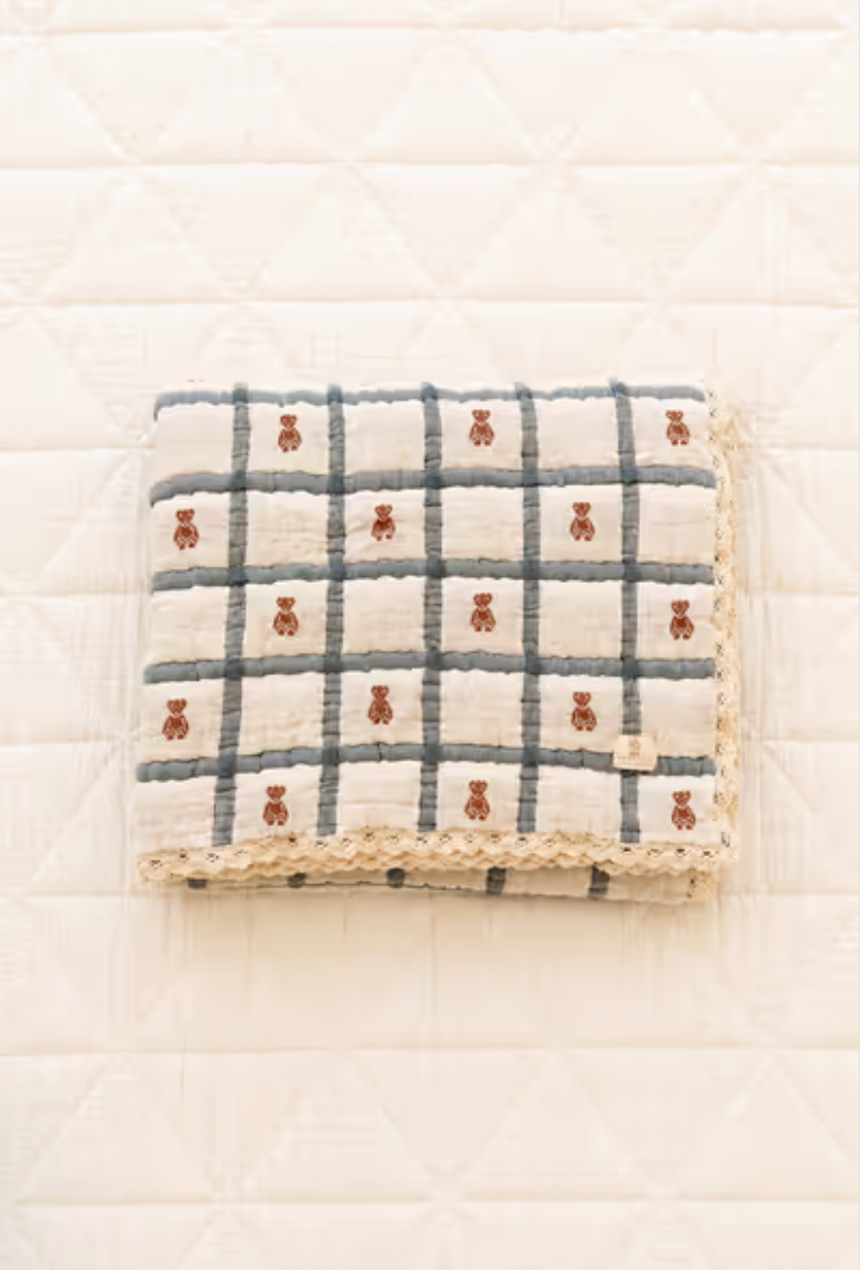 New Grain : keepsake quilt - teddy bluebelle