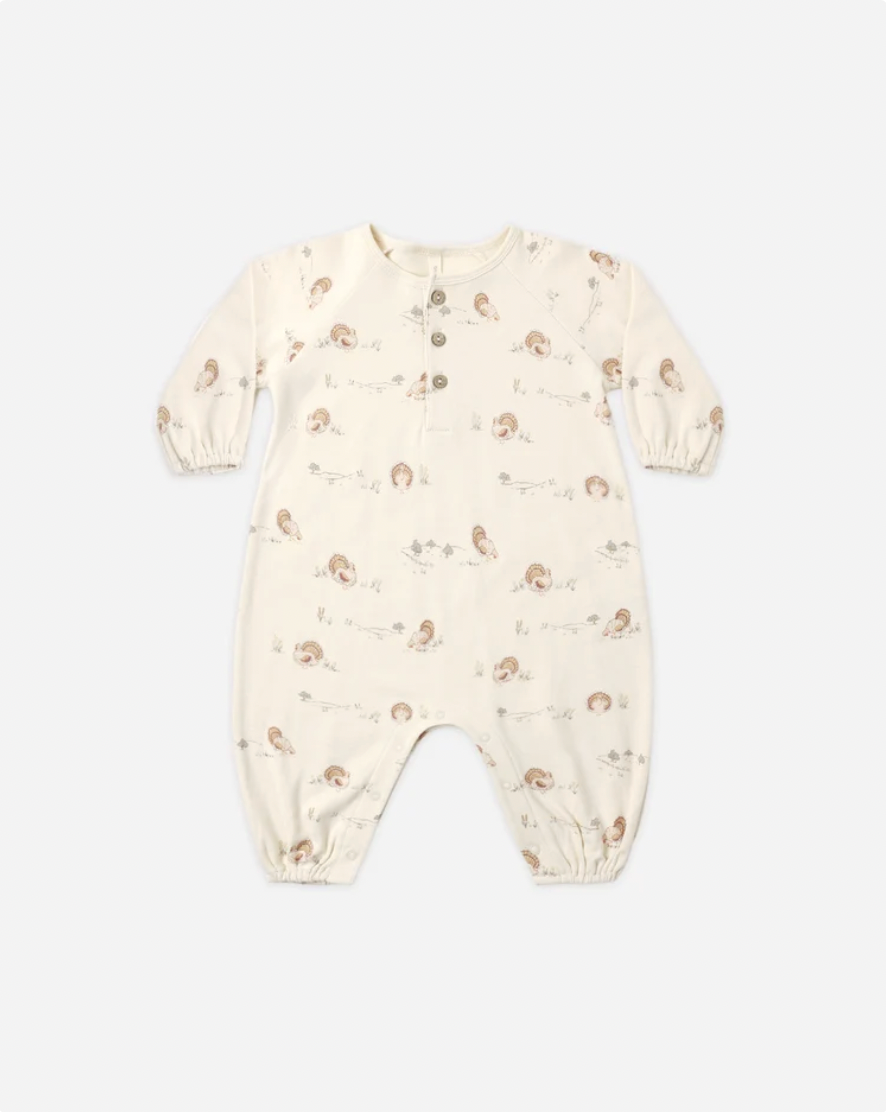 Quincy Mae : Henley Bubble Jumpsuit Turkey