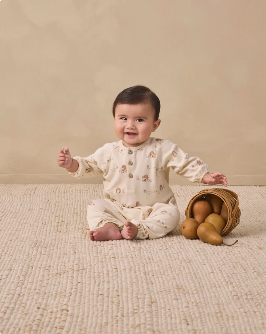 Quincy Mae : Henley Bubble Jumpsuit Turkey