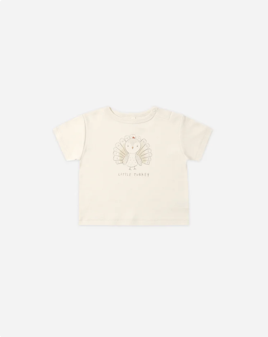 Quincy Mae : Boxy Tee Little Turkey