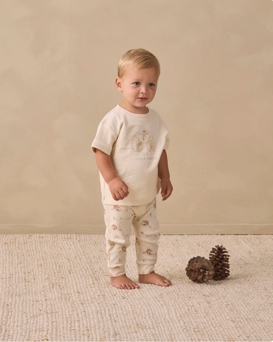 Quincy Mae : Boxy Tee Little Turkey