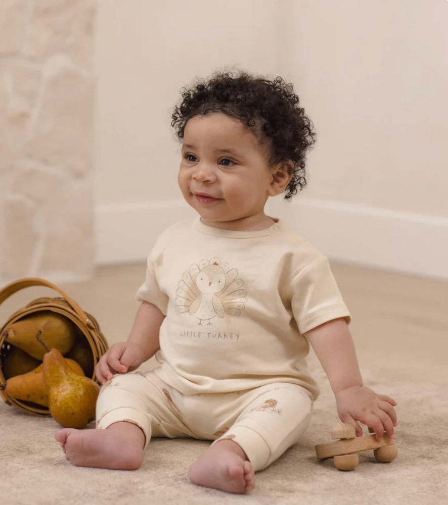 Quincy Mae : Boxy Tee Little Turkey