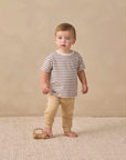 Quincy Mae : Boxy Tee Vintage Stripe