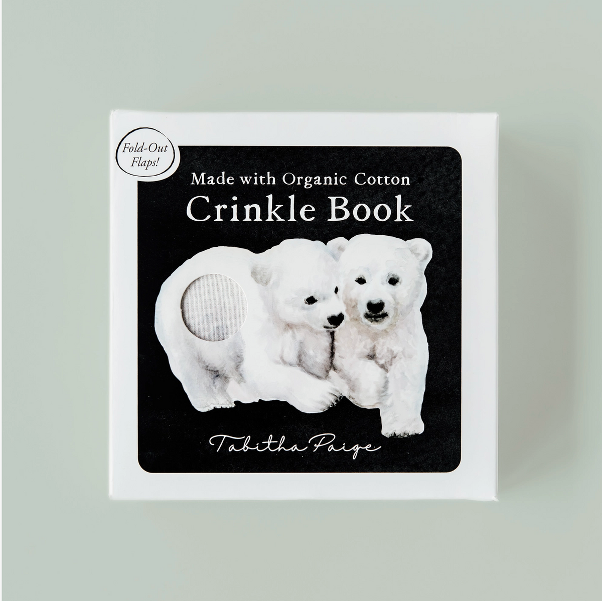 Crinkle Book Made with Organic Cotton