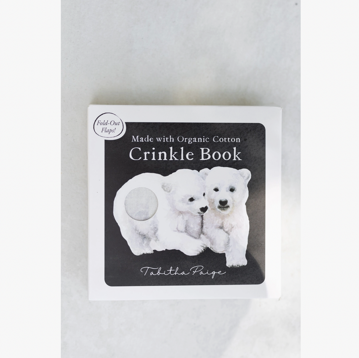 Crinkle Book Made with Organic Cotton