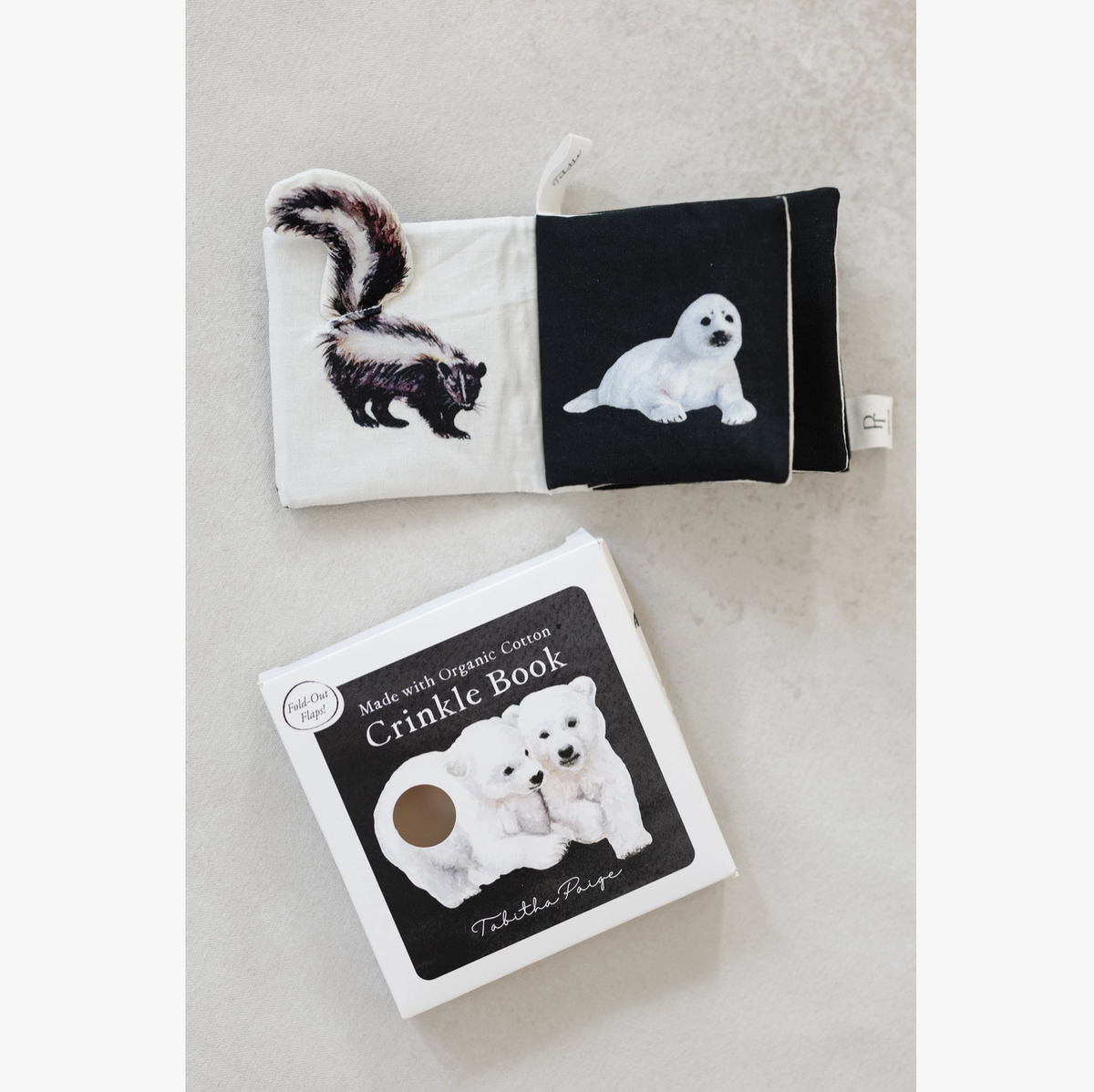 Crinkle Book Made with Organic Cotton