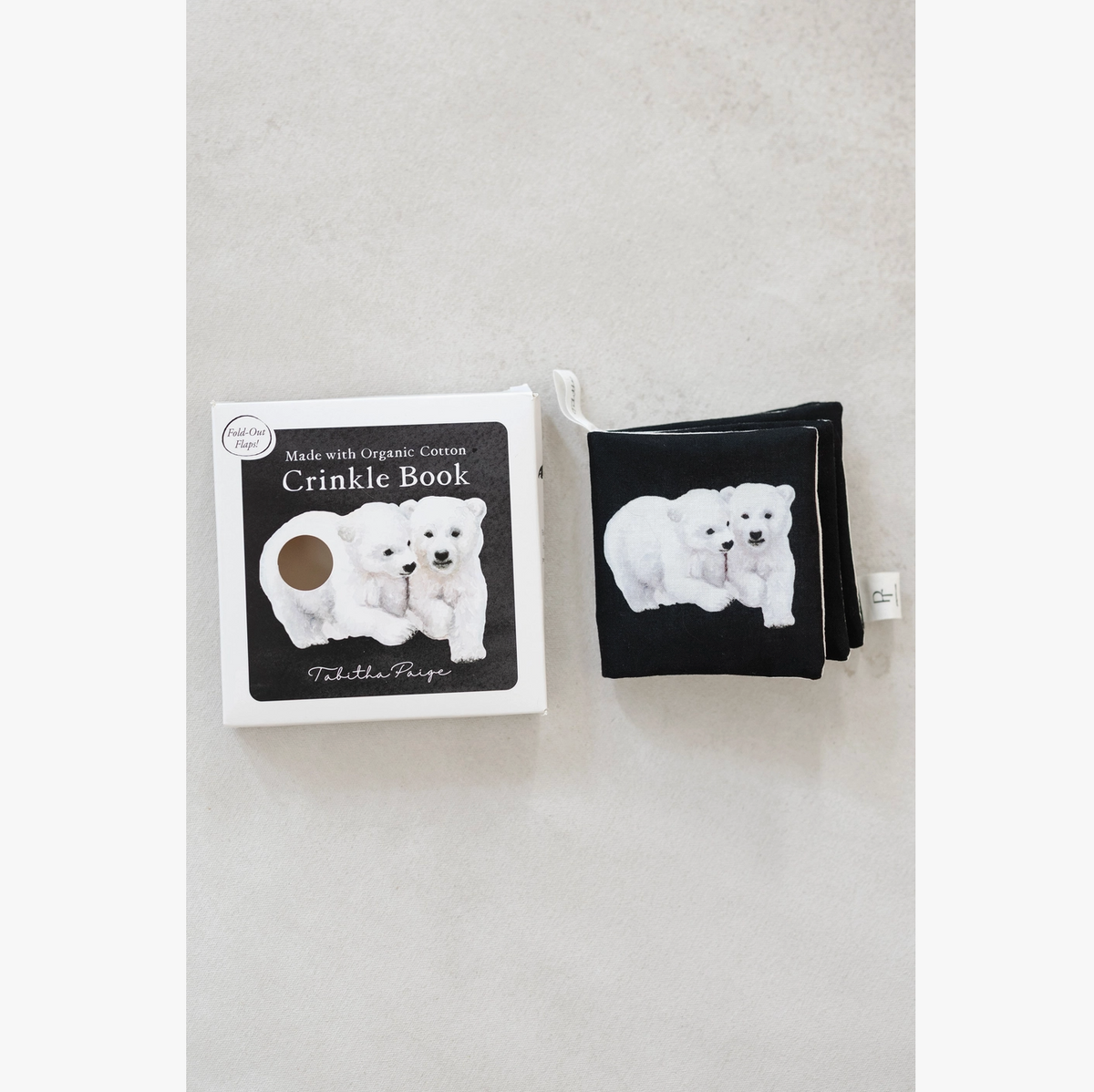 Crinkle Book Made with Organic Cotton
