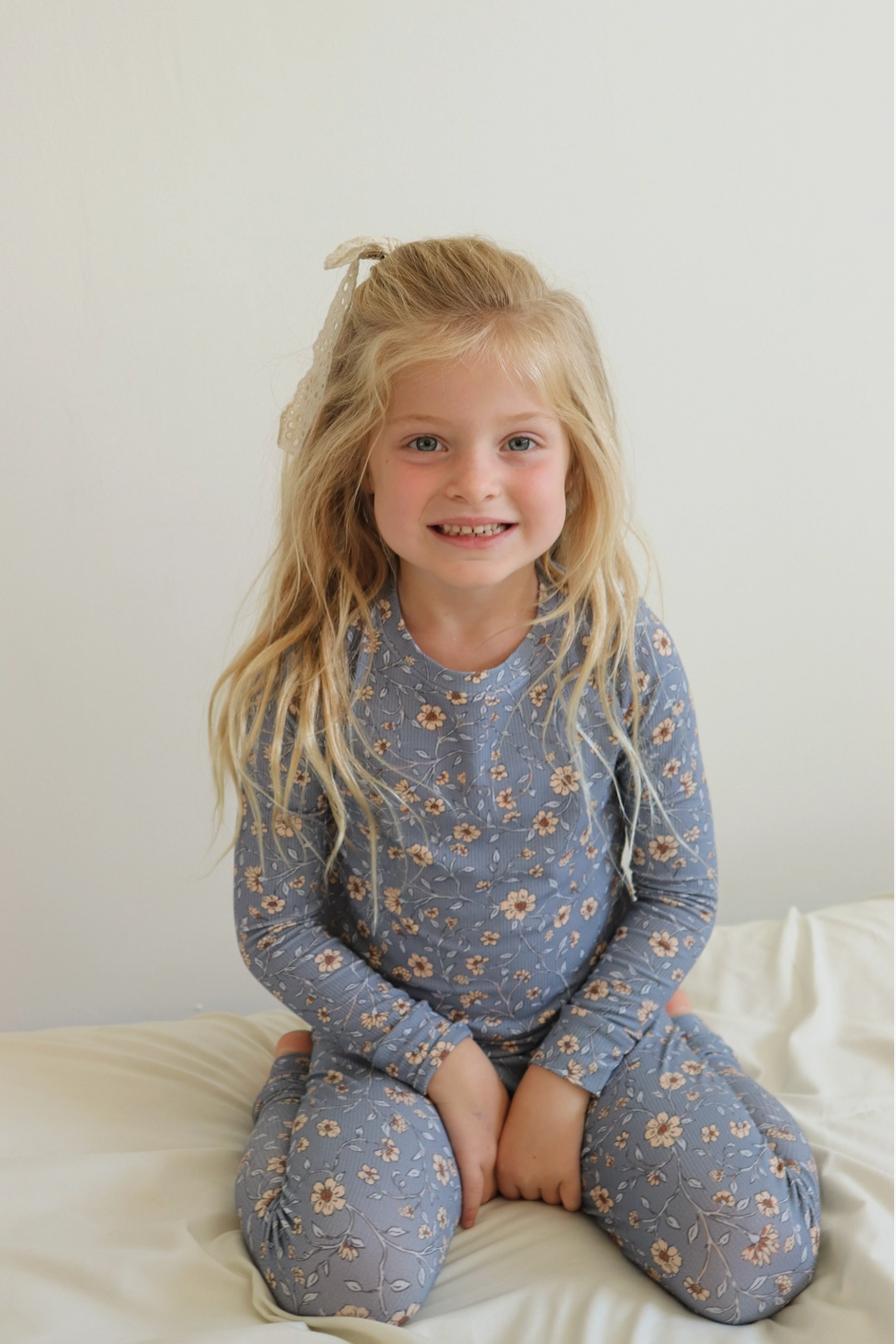 Cottage Floral (Ribbed) Bamboo Two-Piece Pajamas