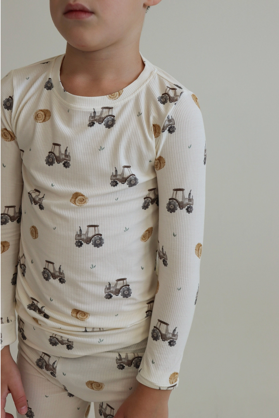 Hayride (Ribbed) Bamboo Two-Piece Pajamas