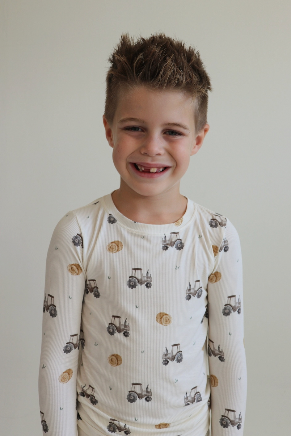 Hayride (Ribbed) Bamboo Two-Piece Pajamas