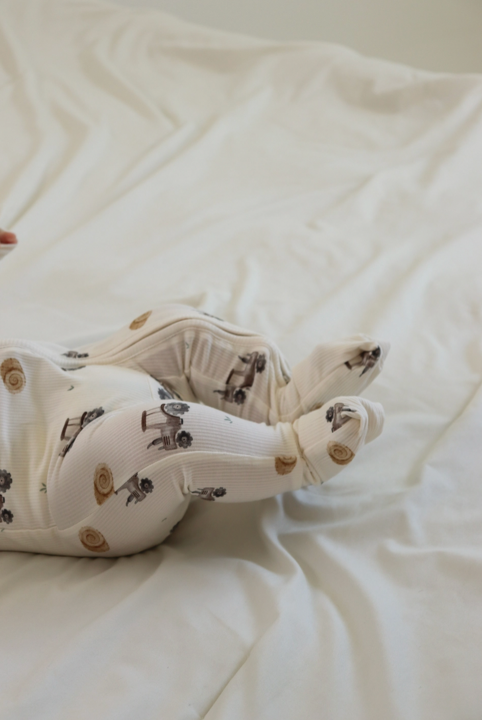 Hayride (Ribbed) Bamboo  Zip Pajamas