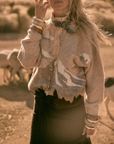 Landscape Quarter-Zip Pullover Sweater