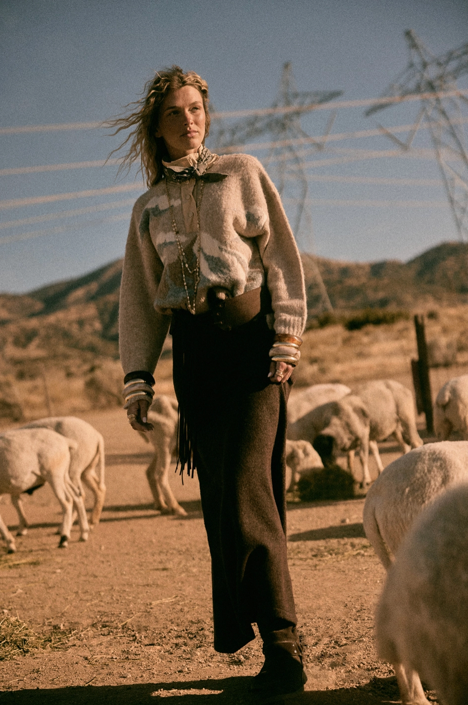 Landscape Quarter-Zip Pullover Sweater