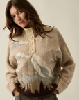 Landscape Quarter-Zip Pullover Sweater