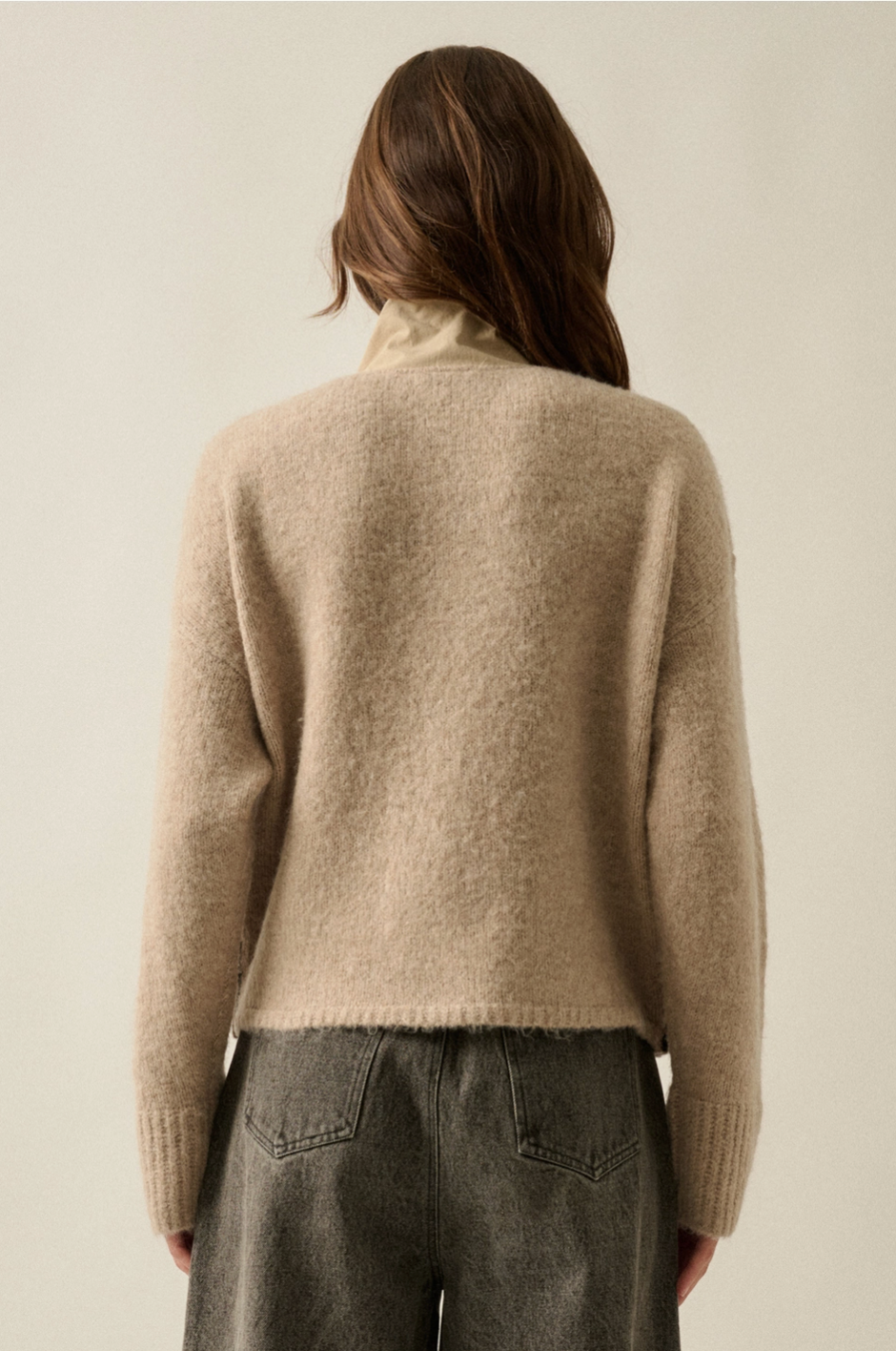 Landscape Quarter-Zip Pullover Sweater