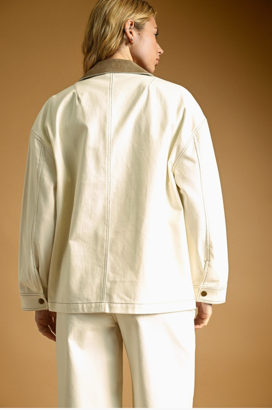 Corduroy Collar Barn Jacket
