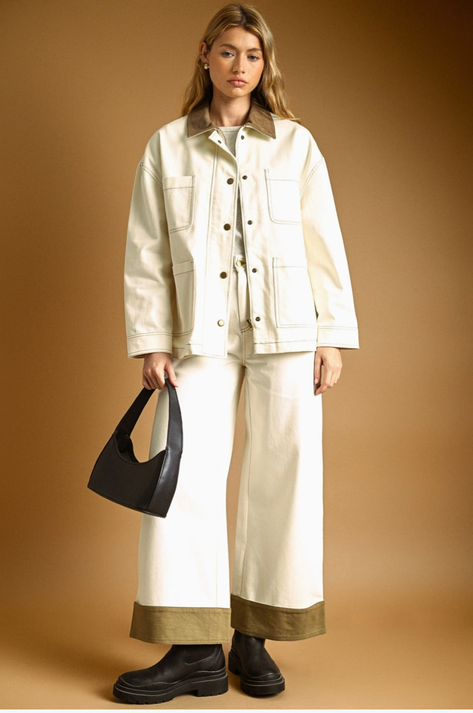 Corduroy Collar Barn Jacket