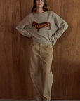 Dachshund Knit Pullover Sweater