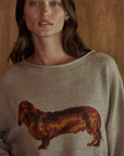 Dachshund Knit Pullover Sweater