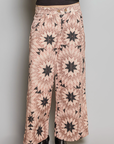 Nara Geometric Star Wide Leg Pants