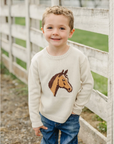 Mebie Baby  Horse Knit Sweater